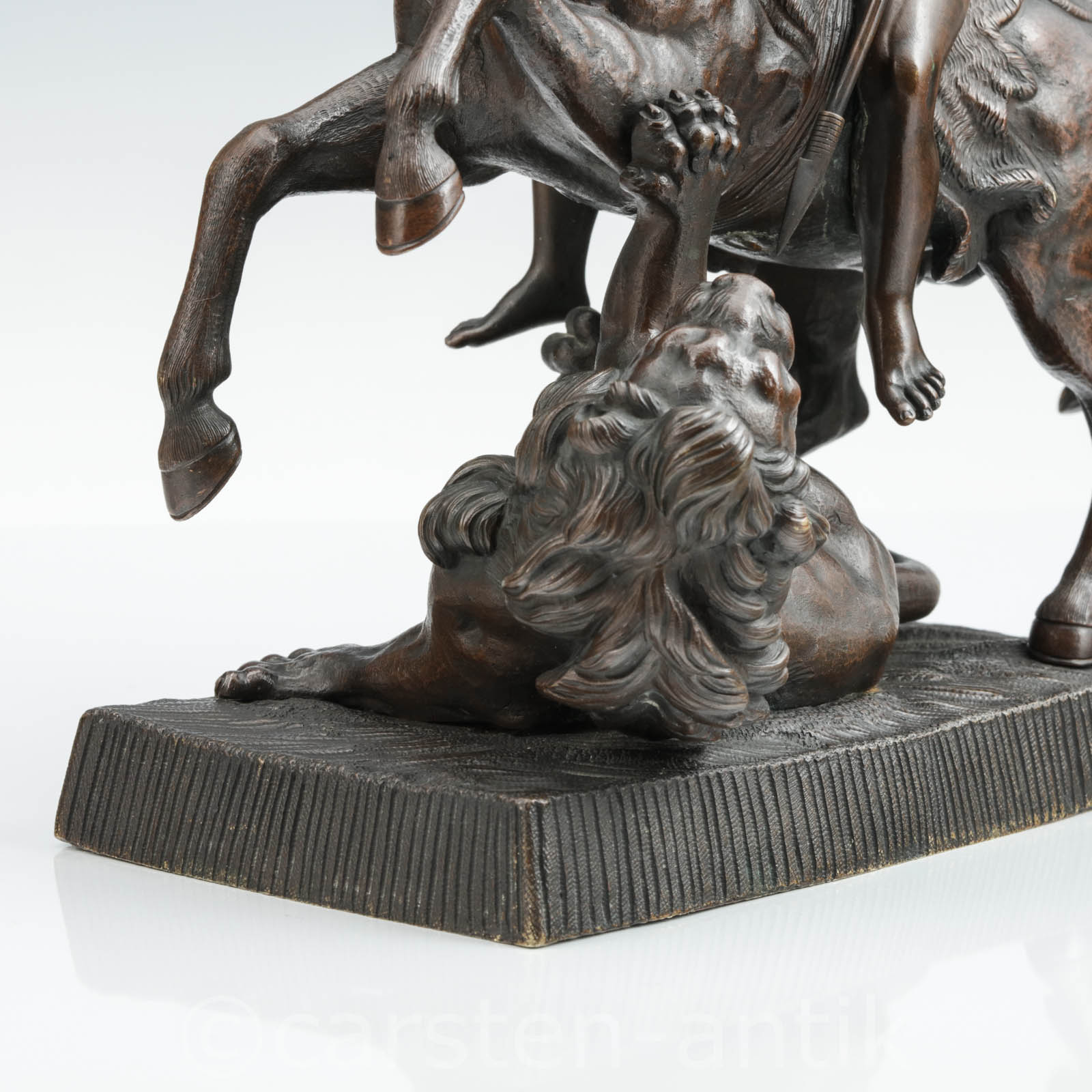 Albert Wolff nach einem Entwurf von Ch. D. Rauch, Bronze Figur 1870