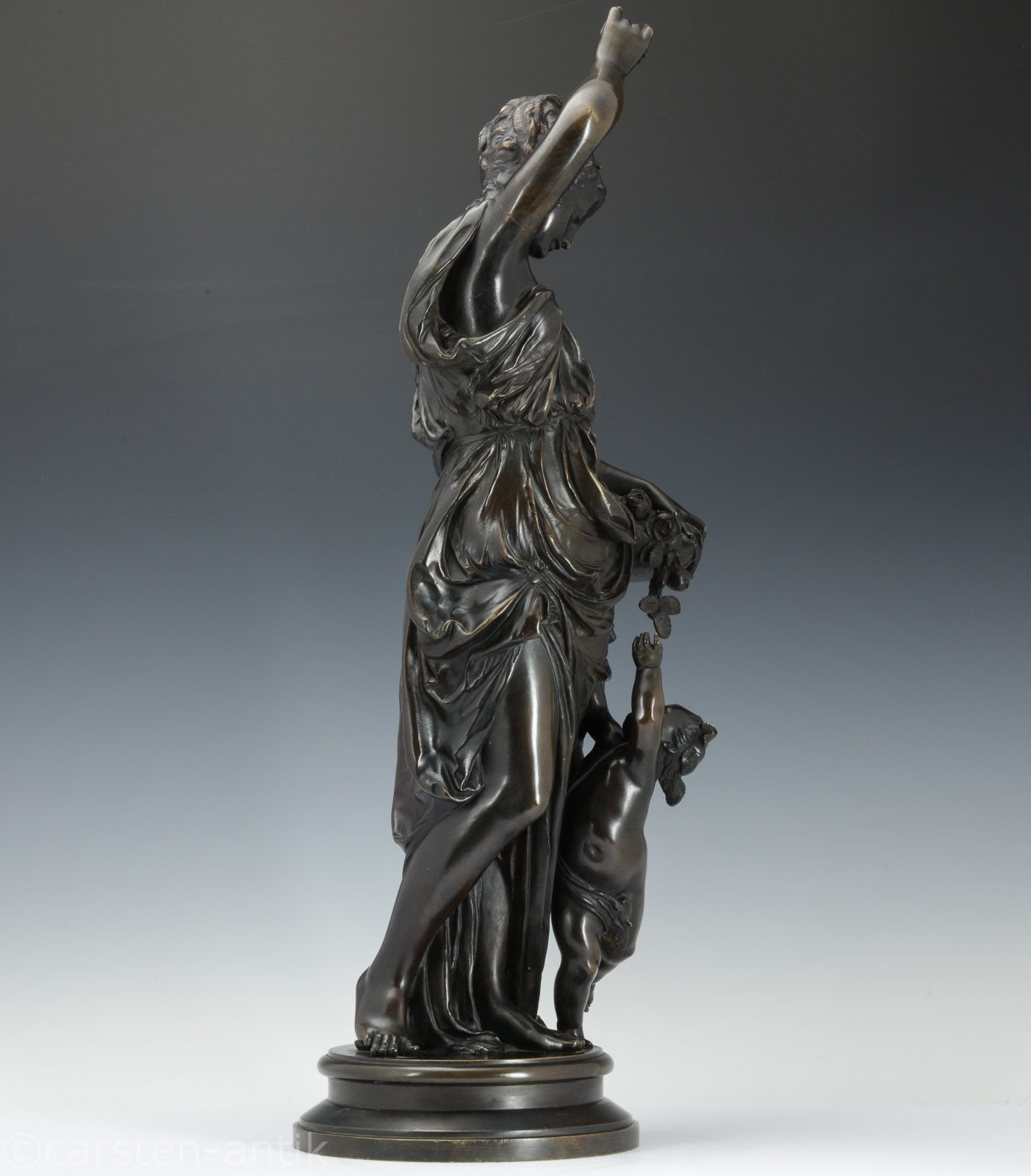 James Pradier 17901852 Flora Bronze 1848 klassizistisch Frankreich eBay